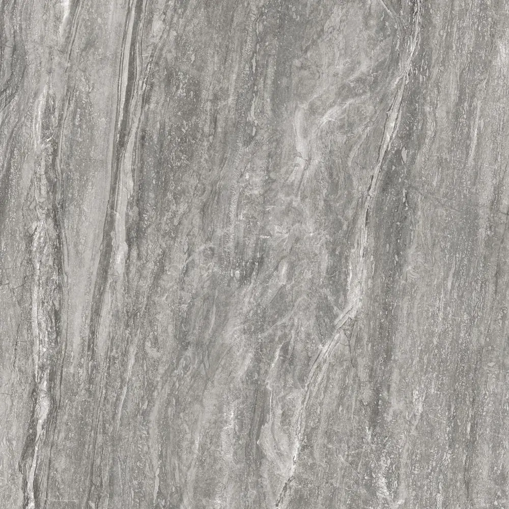 Керамогранит Alma Ceramica GFU04TVT70R Travertino 60x60 серый сахарный под камень