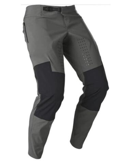 Штаны кроссовые Fox style серо-чёрные XL