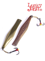 Блесна вертикальная зимняя Lucky John KALOMIES с цепочкой и тройником 75мм GC блистер