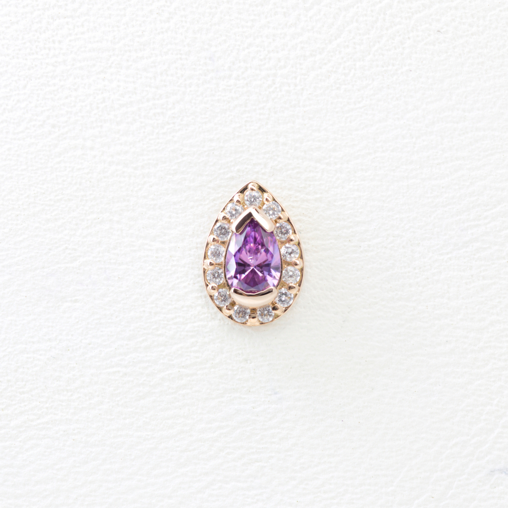 Elizabeth tops with colored gems