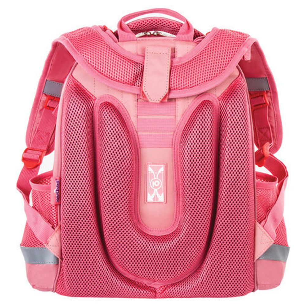 Ранец ЮНЛАНДИЯ EXTRA, с дополнительным объемом, "Pink sneakers", 38x29x18 см, 229928