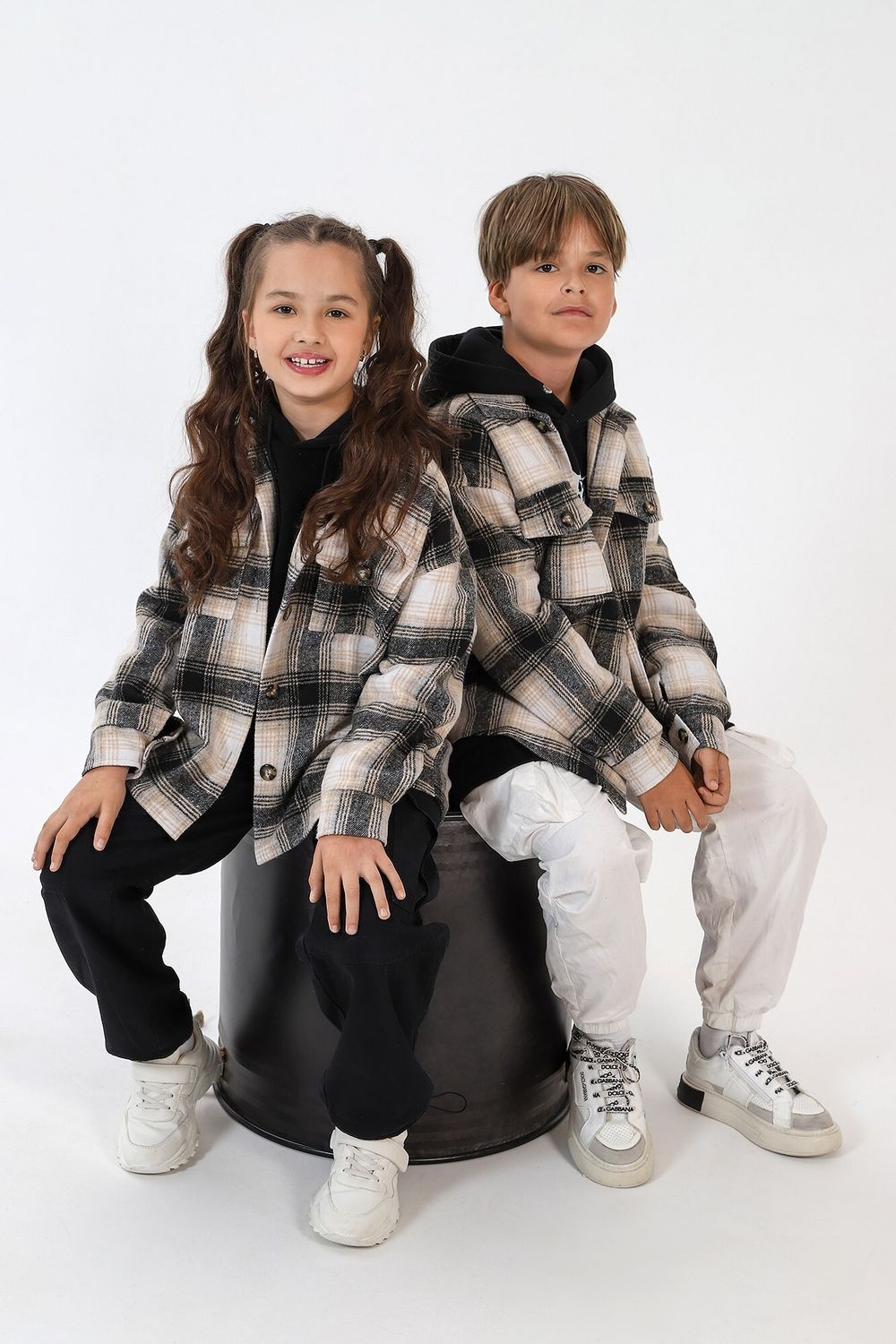 Рубашка для мальчика Квадро-2 Виотекс КОРИЧНЕВЫЙ