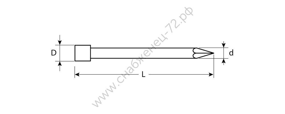ЗУБР 40 х 1.8 мм, финишные гвозди омедненные, 5 кг, Профессионал (305350-18-40)