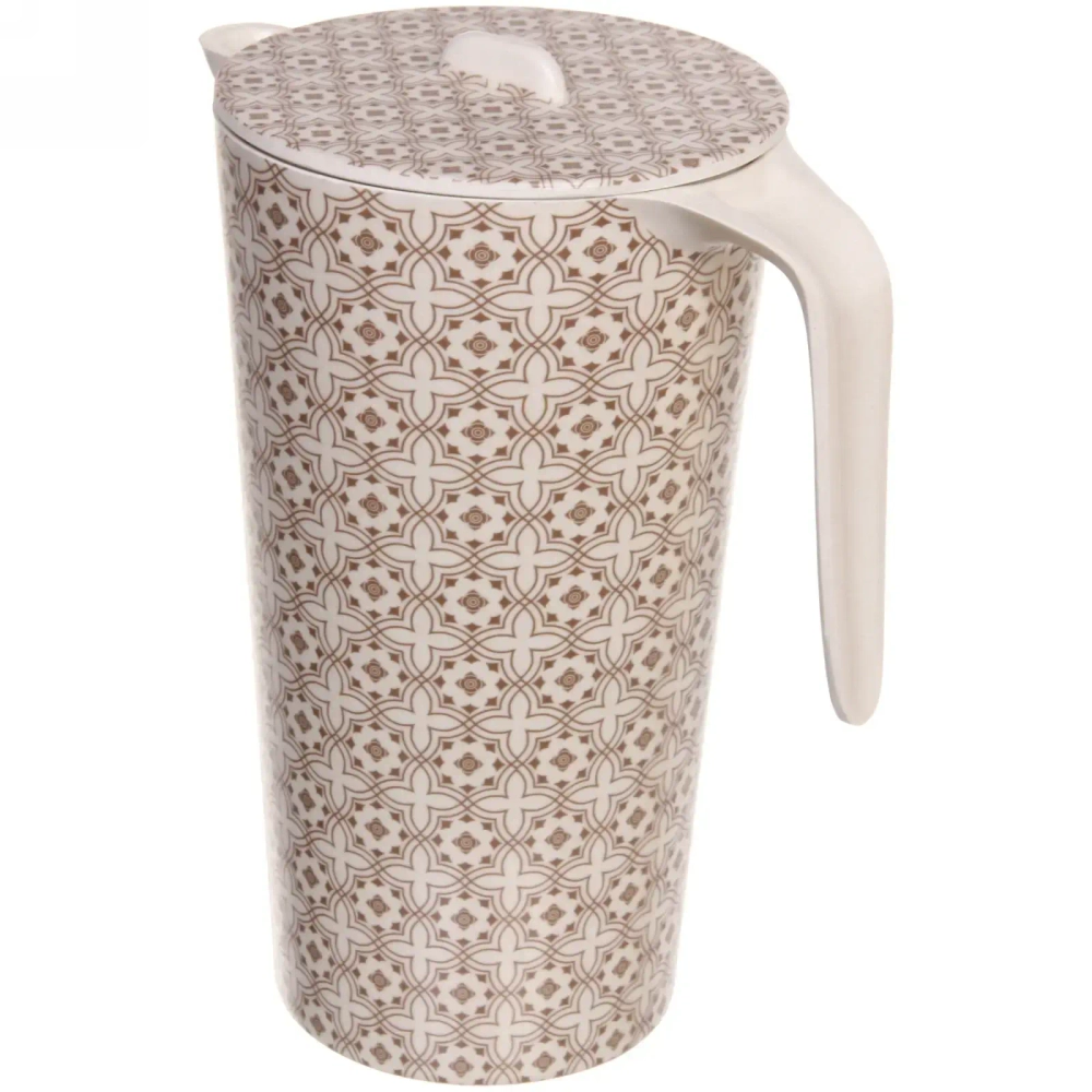 Кувшин бамбуковый «Eco Life» 12*21см, цветы