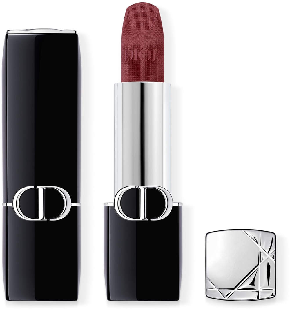 DIOR Rouge Dior - Помада для губ с долгим сроком носки, флакон с возможностью пополнения. оттенок 824 Saint Germain Velvet, 3 g