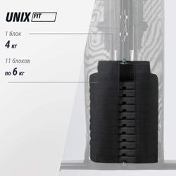Силовой комплекс UNIX Fit блочный / Block 70 Max