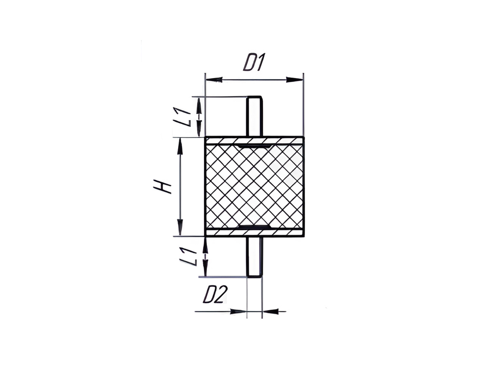 ТМС Виброгаситель 60х40 М10