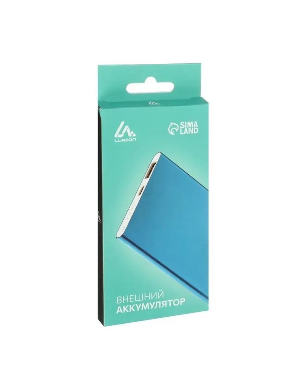 Внешний аккумулятор Luazon PB-19, 4000 мАч, USB, 1 А, индика