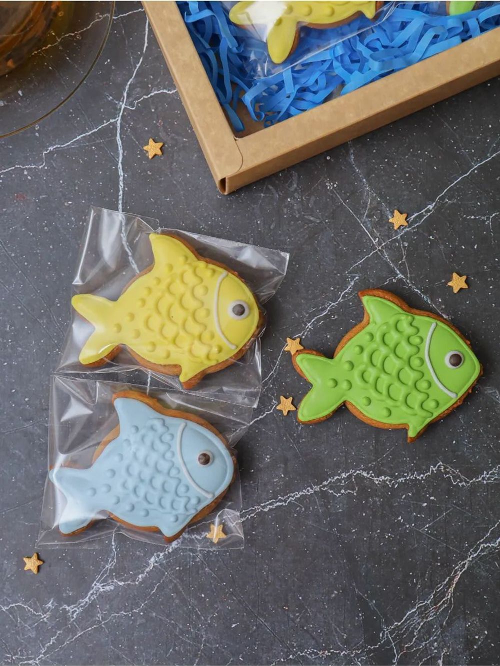 Имбирные пряники "Карасики", 6 шт.