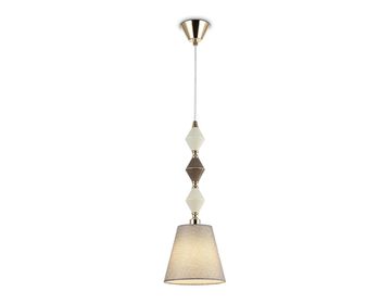 Подвесной светильник с абажуром 1*E14 LH75405 GD/GR золото/серый High Light Ceramo Classic Ambrella