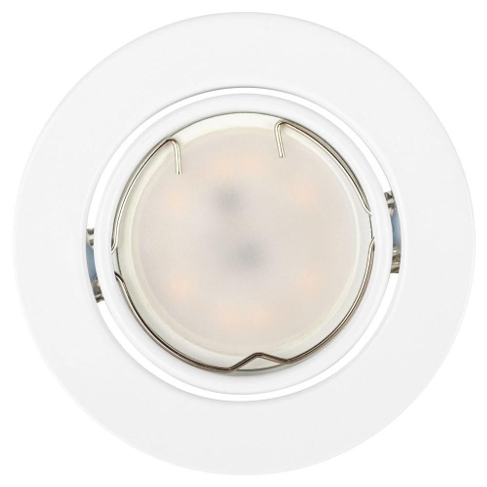 ST2A WH Светильник ЭРА штампованный поворотный MR16,12V/220V, 50W белый