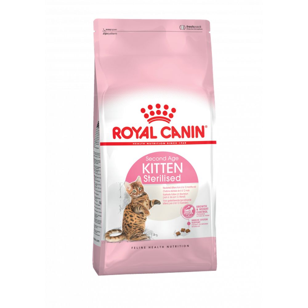 Royal Canin Kitten Sterilised Корм сухой сбалансированный для стерилизованных котят до 12 месяцев 0,4 кг