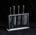 Набор ножей из дамасской стали Xiaomi Huo Hou Damascus Knife Set Yu Series (HU0297), дерево