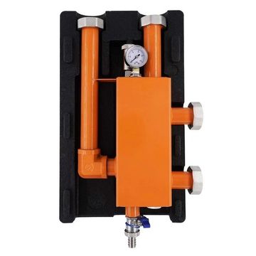 Гидравлическая стрелка Rommer 1 1/2", 3,0 м3/час с гайками и теплоизоляцией (RDG-1015-004003)