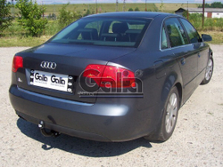 Фаркоп оцинкованный Galia A036A для Audi A4 2000-2007, VW Passat 1996-2005(паспорт и сертификат в комплекте)(без электрики)