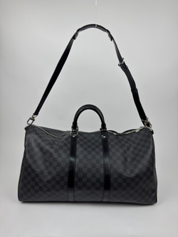 Сумка Louis Vuitton Keepall 55 Bandouliere Damier Graphite