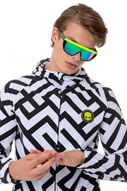 Мужская теннисная куртка Hydrogen Tech Labyrinth Jacket - разноцветный