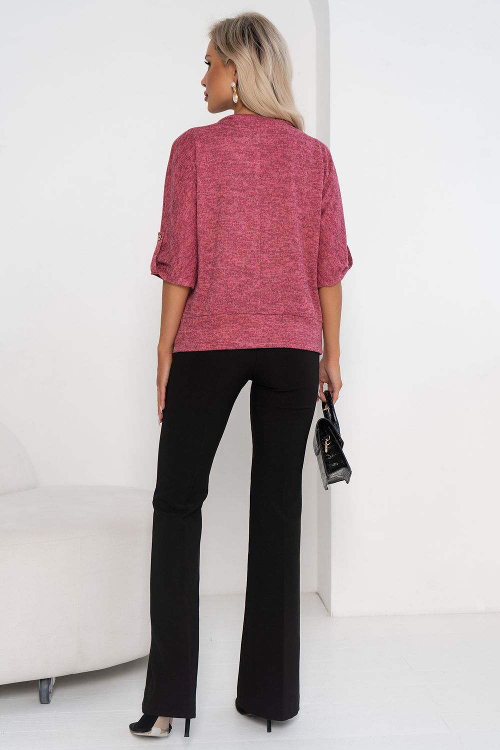 Блуза Сабина (малиновый мусс) Б11-459/8 Nikol (Акция)