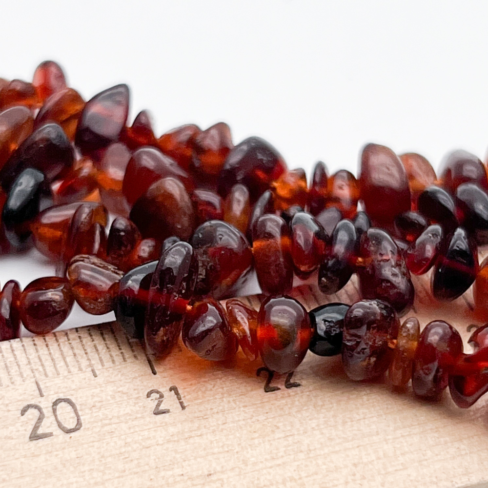 Гранат, крошка 4-8 мм, цена за нить 38 см