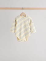 Боди с длинным рукавом для малышей Next B23-062, 3 шт., Серый, Желтый