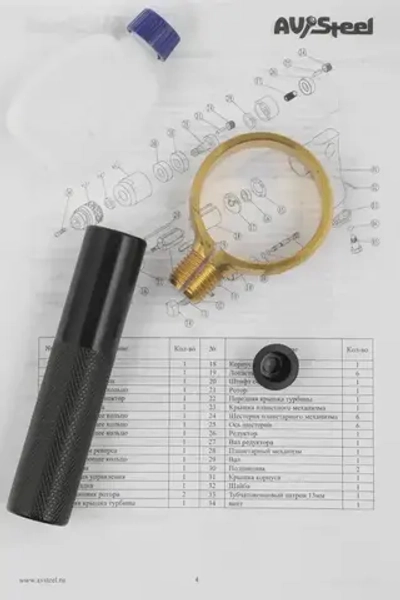 Дрель прямая Av Steel AV-701107 114л/мин патр.:быстрозажимной оранжевый/черный