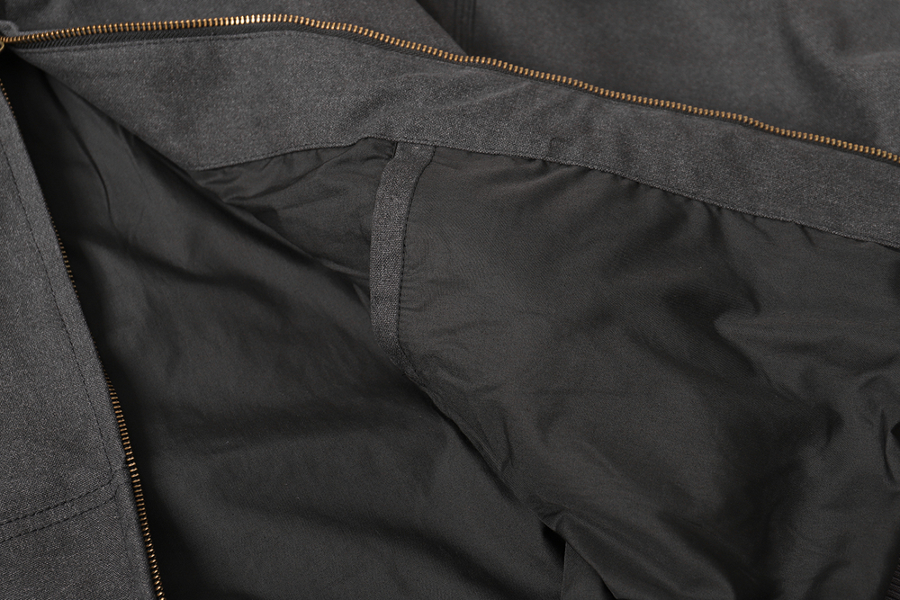 Куртка SHADOW CANVA HOOD COAT, серый-темный