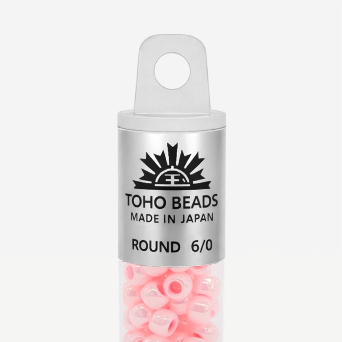Японский бисер TOHO Round 6/0 (№811), непрозрачный пастельный глянцевый