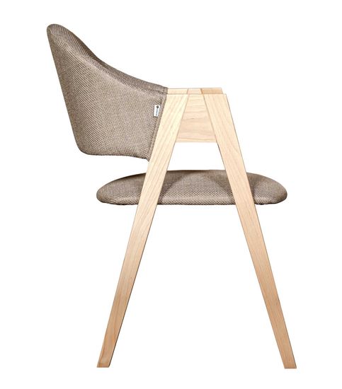 Cтул Снуг, цвет натуральный бук, ткань Florida Latte