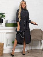 Платье-рубашка Долли (черное) П15482-10М LT Collection
