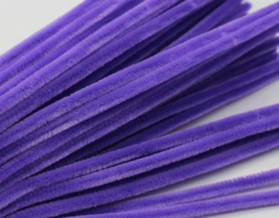 Проволока шенил/синель для рукоделия 30 см, фиолетовый