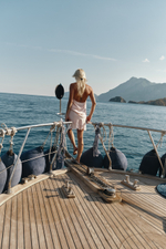 Юбка мини с разрезом и кружевом light pnk