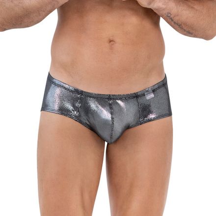 Мужские трусы брифы серебристые Clever Moda CHAKRA LATIN BRIEF 161211