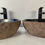 Раковина из речного камня ПАРА! RS-65359 48*34*15 0865