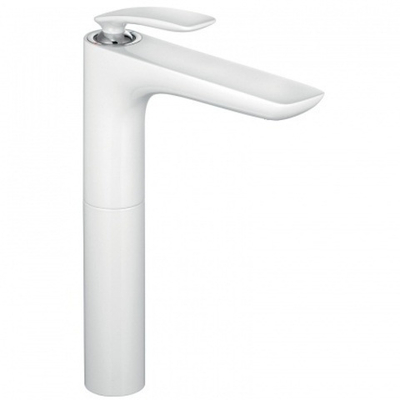 Смеситель для раковины Kludi Balance DN 10 высота 334 мм, белый/хром (522989175)