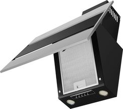 Вытяжка Maunfeld BRIDGE 60 нержавейка/черное стекло