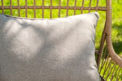 "Версаль" лаунж-зона из искусственного ротанга на 4 персоны, цвет соломенный