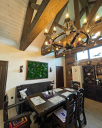 Панно из стабилизированных растений и мха