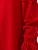 Платье для девочки с длинным рукавом AT1039 красный