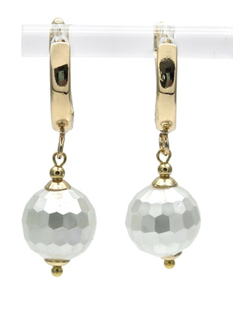 91002772 Серьги Роман с камнем