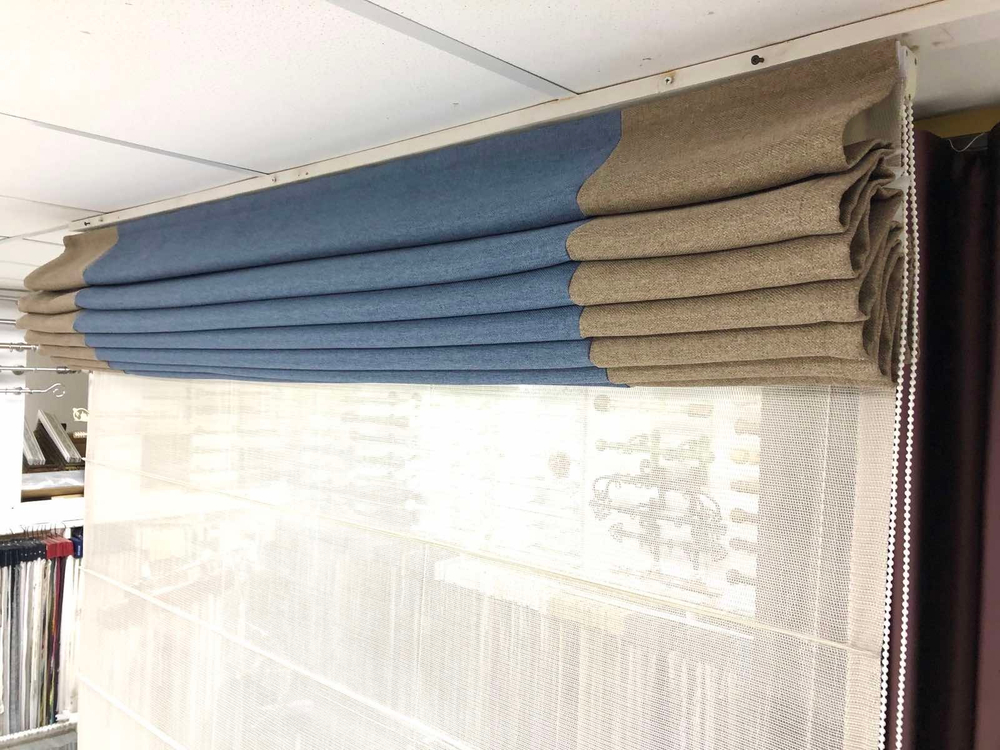 Карниз для двойных римских штор День-Ночь закрытого типа, длина 170 см