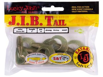 Твистеры съедобные LJ Pro Series J.I.B TAIL 2.0in (5,1 см), цв. T11, 10 шт.
