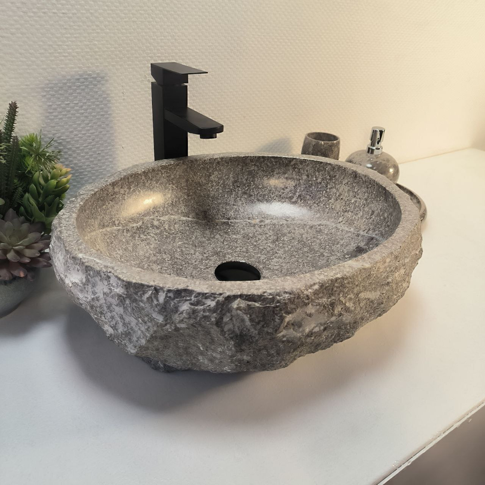 Раковина из мрамора Erozy Grey EM-64236 (50*40*15)