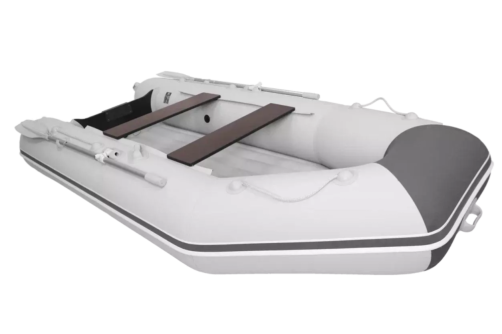Лодка ПВХ АКВА 2800 НДНД Светло-серый/графит