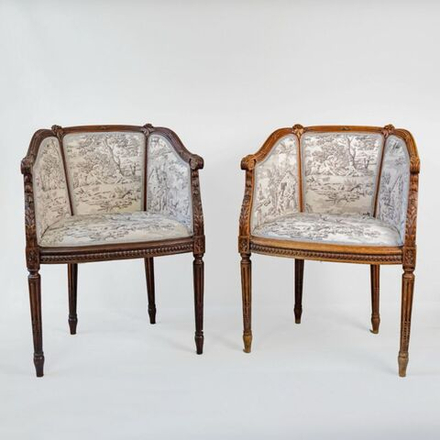 Пара кресел в стиле Людовика XV