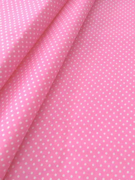 Ткань бязь плательная, рис. "Горох 2 мм", ширина 150 см, арт. 610