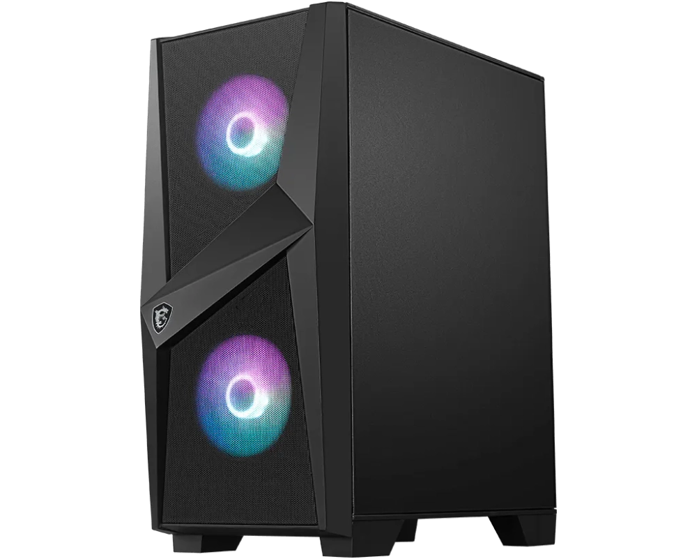 Компьютерный корпус MSI MAG FORGE 100R ATX/mATX/Mini-ITX 2x3.5", 3x2.5", 2xUSB 3.2 Gen1, Audio, Mic