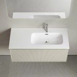 Тумба с раковиной Sancos Snob R 1.0 SNR1.0100LCE/SNR1.0100RCE Beige Soft