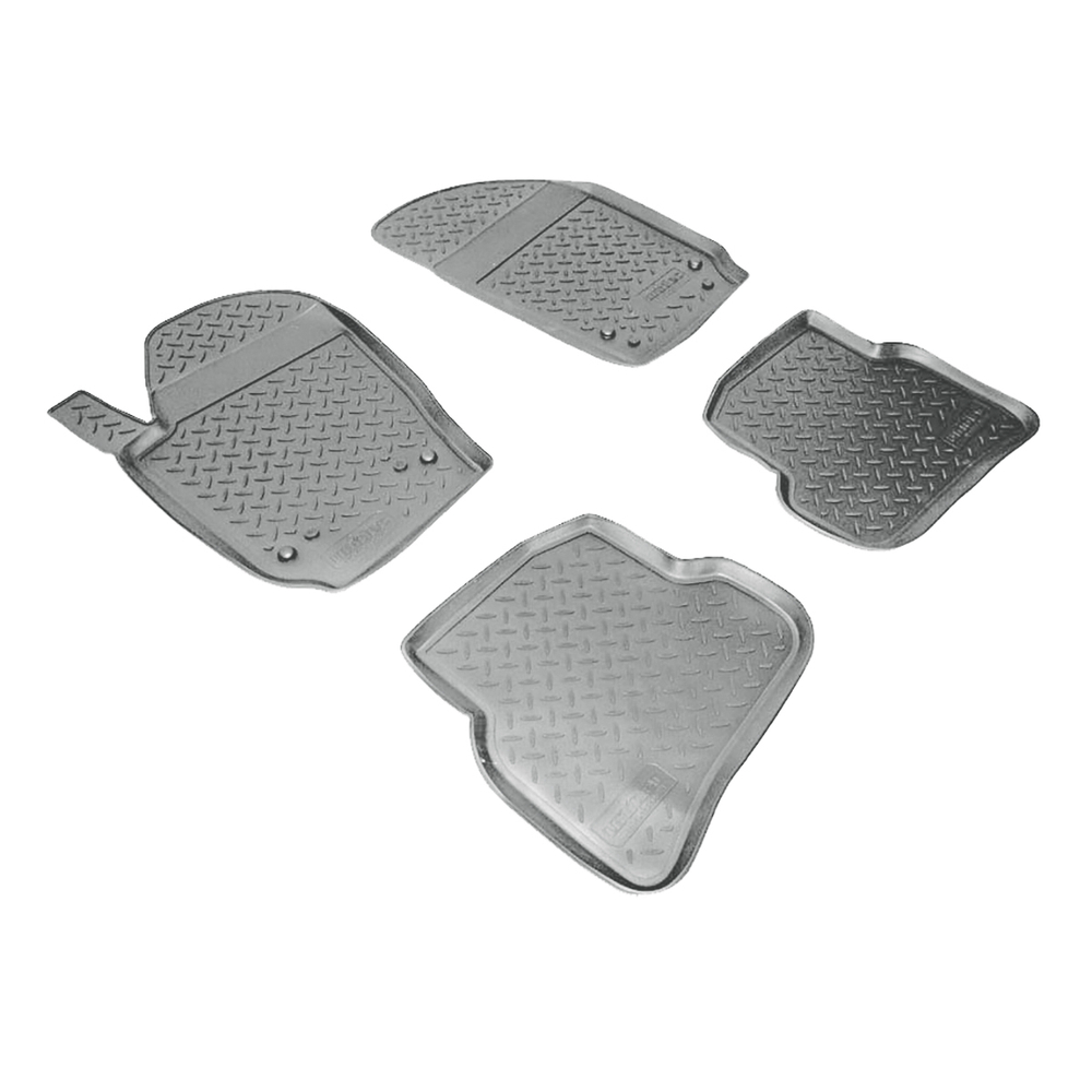 Ковры в салон Norplast/Unidec для Volkswagen Polo (2009-)Полиуретан,Серый, арт.NPL-Po-95-41-G