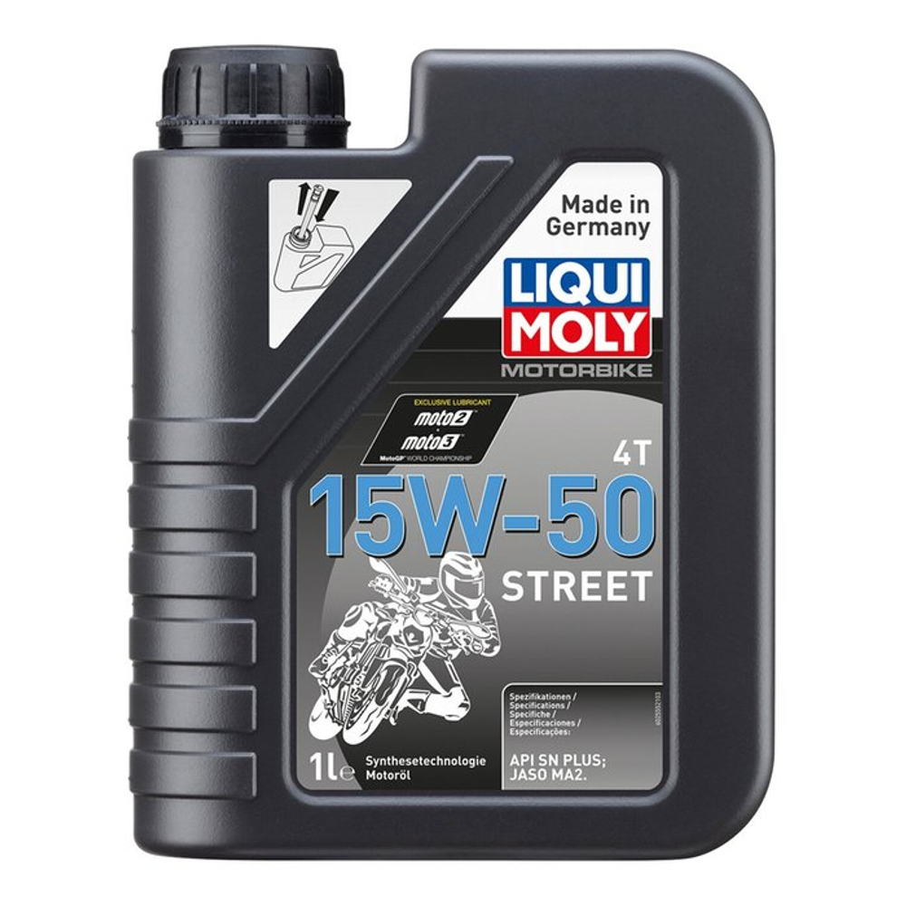 Liqui Moly, 4T 15W-50 Street oil. 1 liter