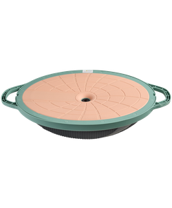 Полусфера "BOSU" GB-503 с эспандерами, с насосом, серый/зеленый